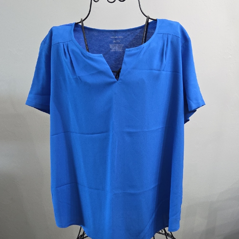 Van Heusen Royal Blue Women's Blouse